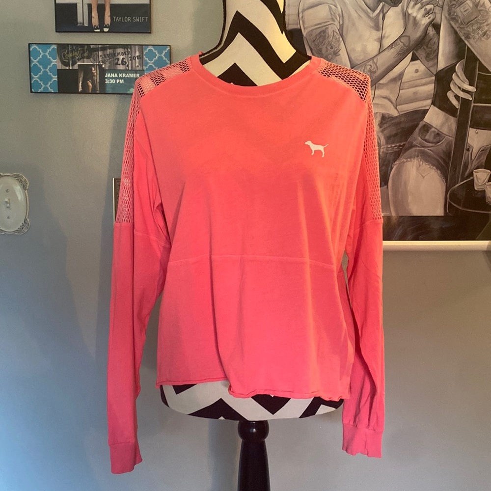 PINK cropped long sleeve